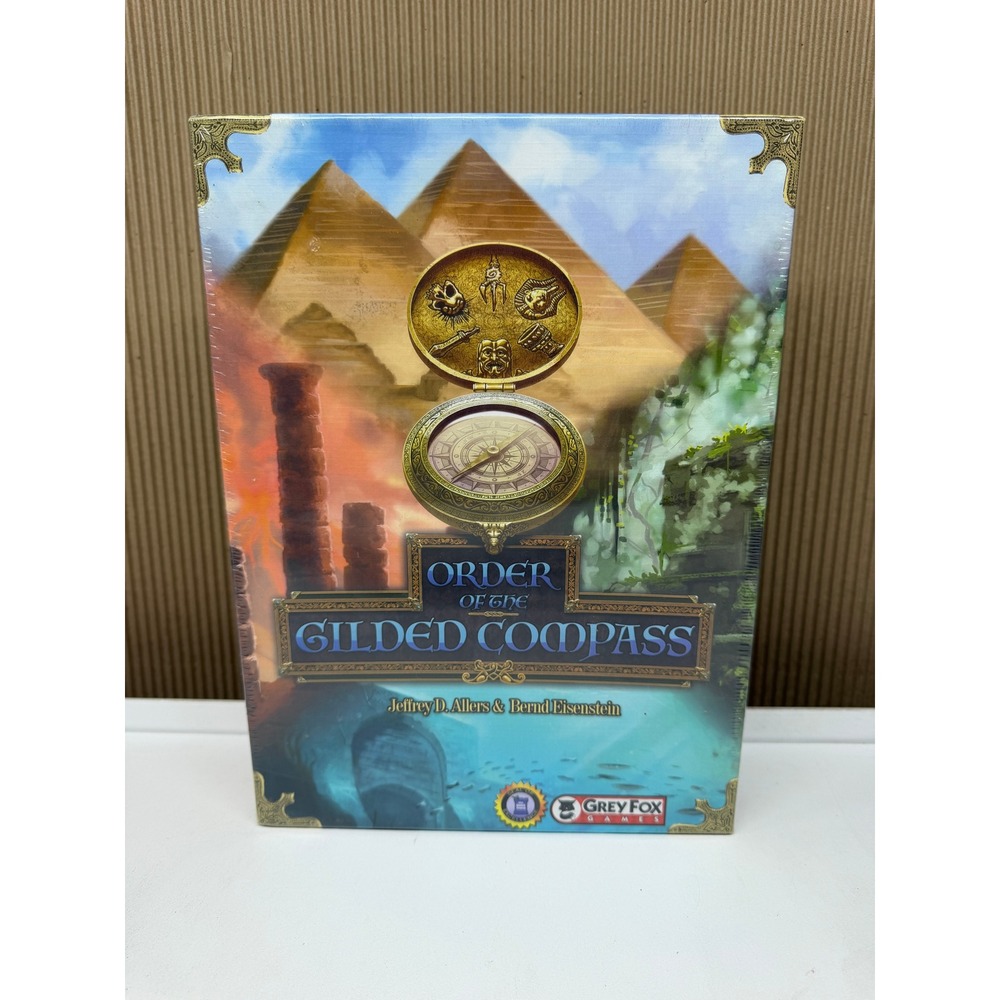Order of the Gilded Compass Grey Fox Games Strategy Dice Board Game NEW SEALED